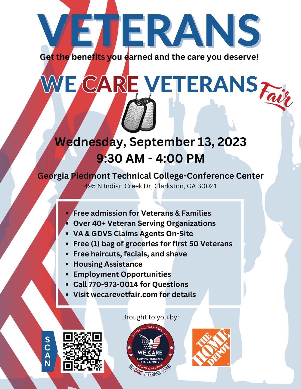 Information on the We CARE Vet Fair in Dekalb County