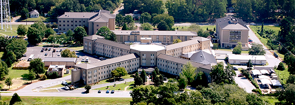 An aerial view of the Georgia War Veterans Home in Milledgeville.
